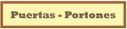 Puertas - Portones