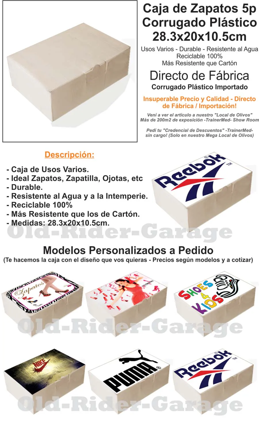 Caja Zapatos Corrugado a