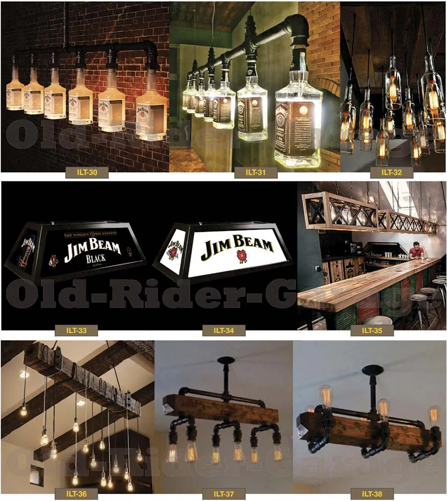 Iluminacion OLD RIDER GARAGE 5