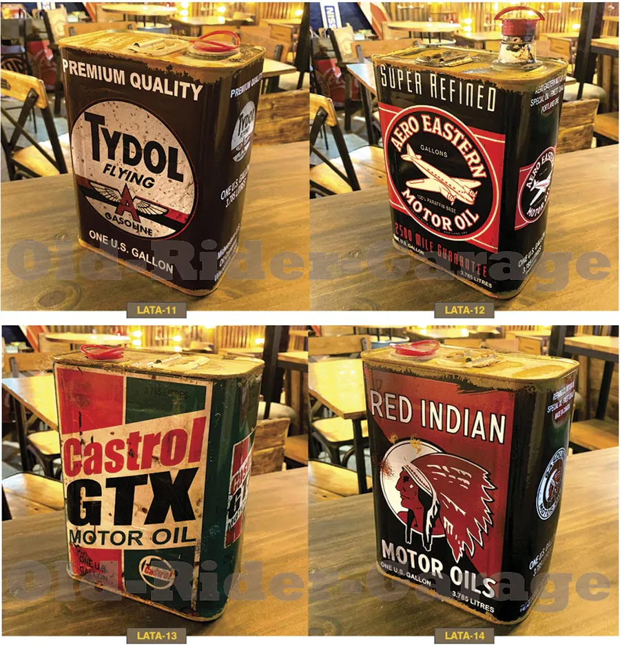 Latas Aceite Antiguas OLD RIDER 4