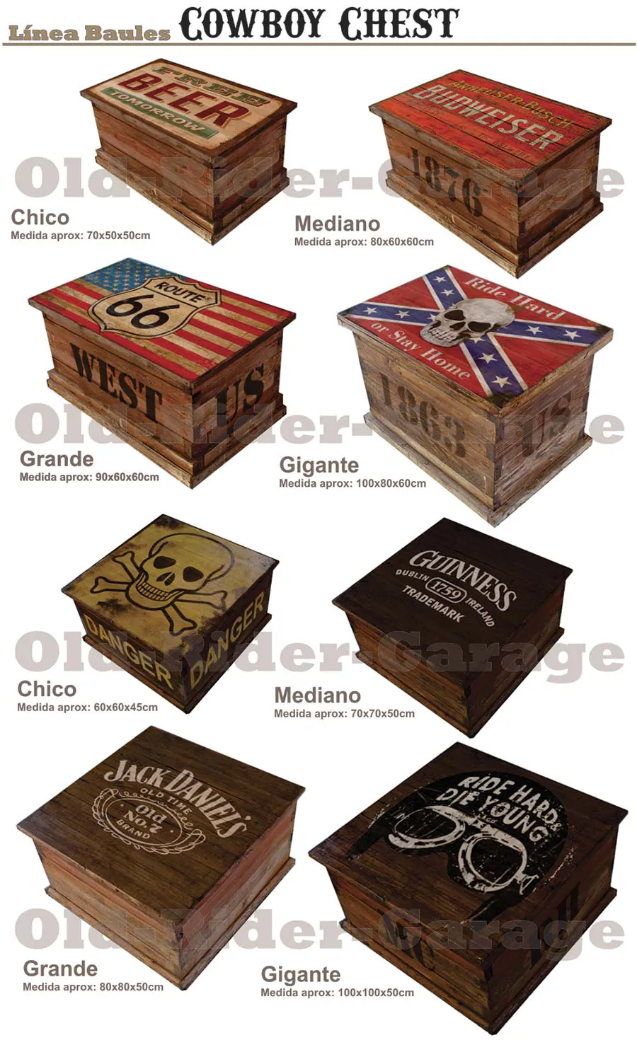 Muebles Old Rider West baul 2