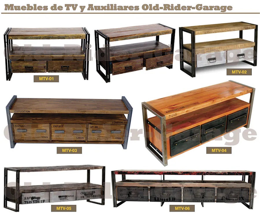 Muebles de TV Old Rider Garage 1