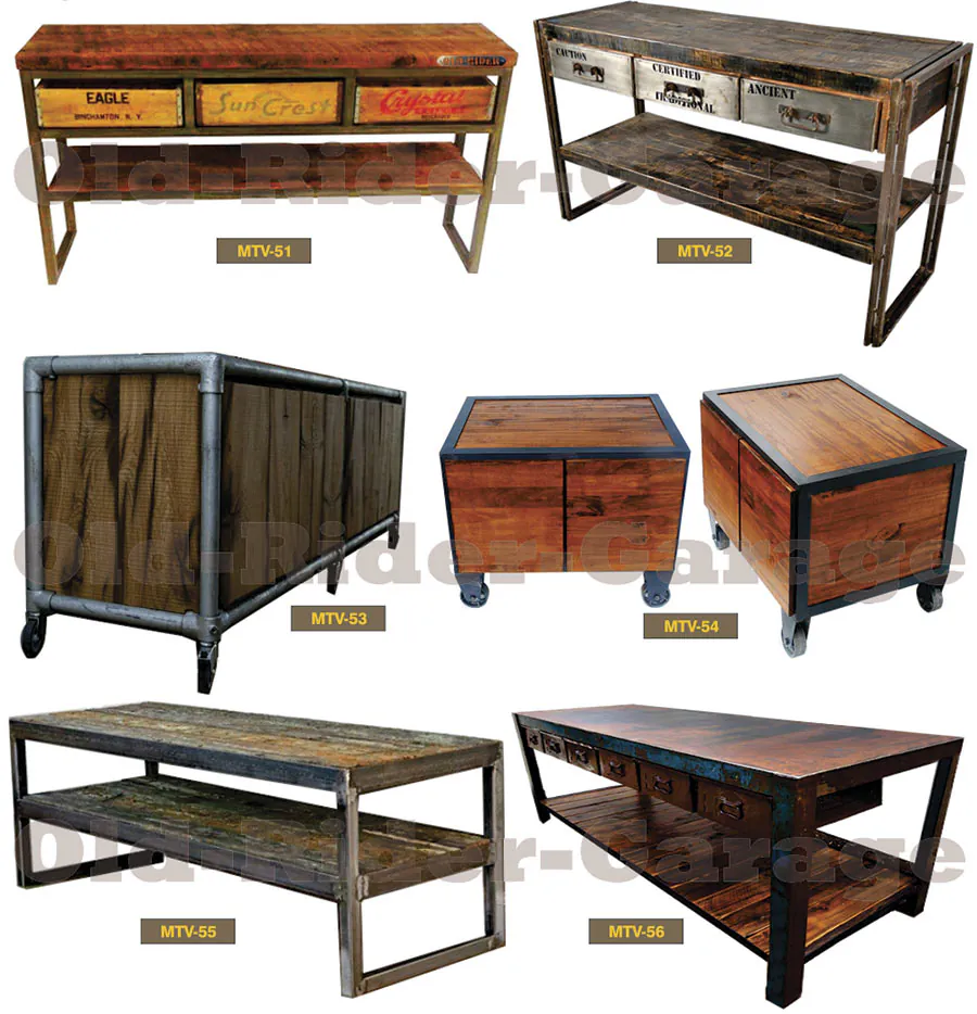 Muebles de TV Old Rider Garage 10