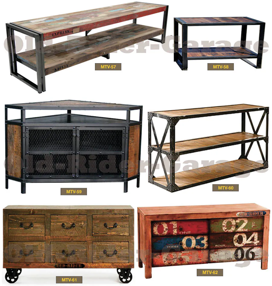 Muebles de TV Old Rider Garage 11