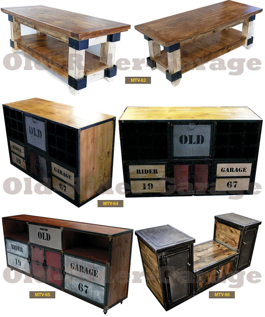 Muebles de TV Old Rider Garage 12