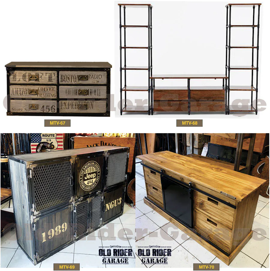 Muebles de TV Old Rider Garage 13
