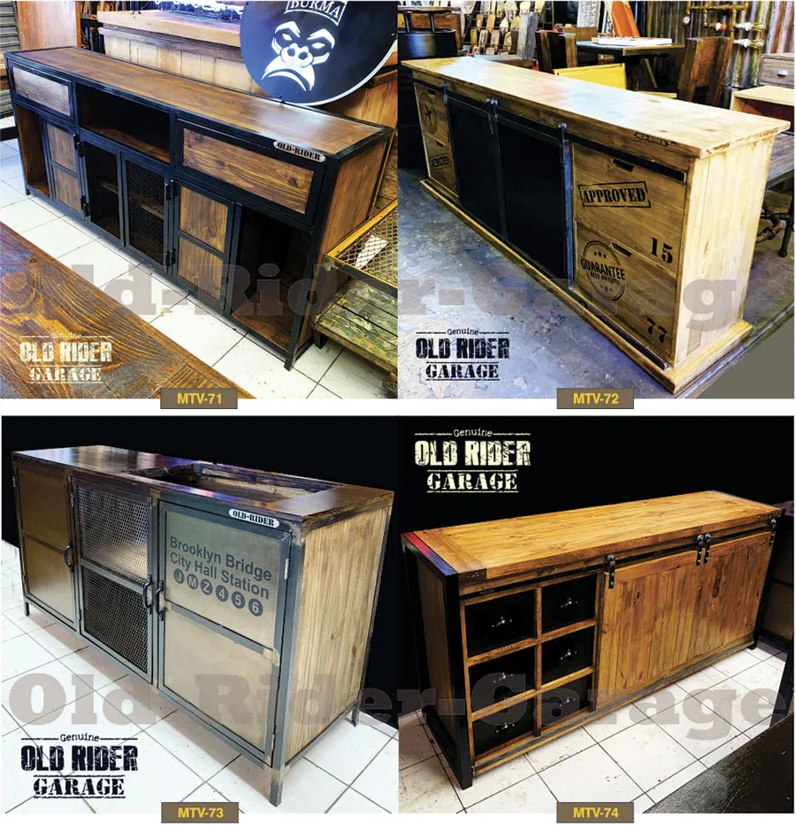 Muebles de TV Old Rider Garage 14
