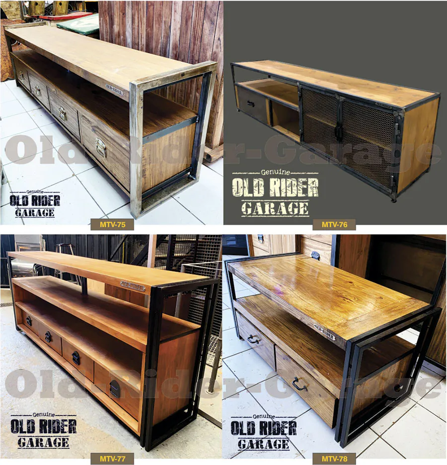 Muebles de TV Old Rider Garage 15