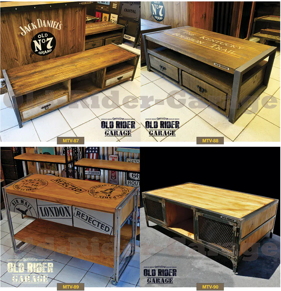 Muebles de TV Old Rider Garage 18
