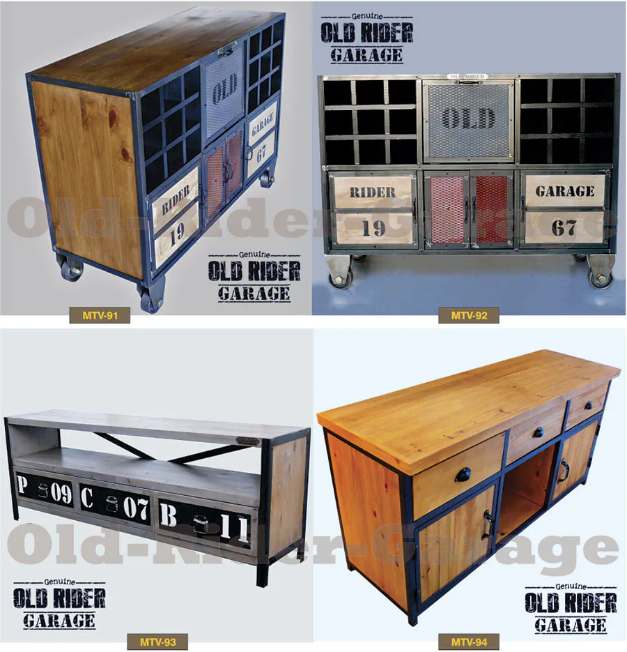 Muebles de TV Old Rider Garage 19