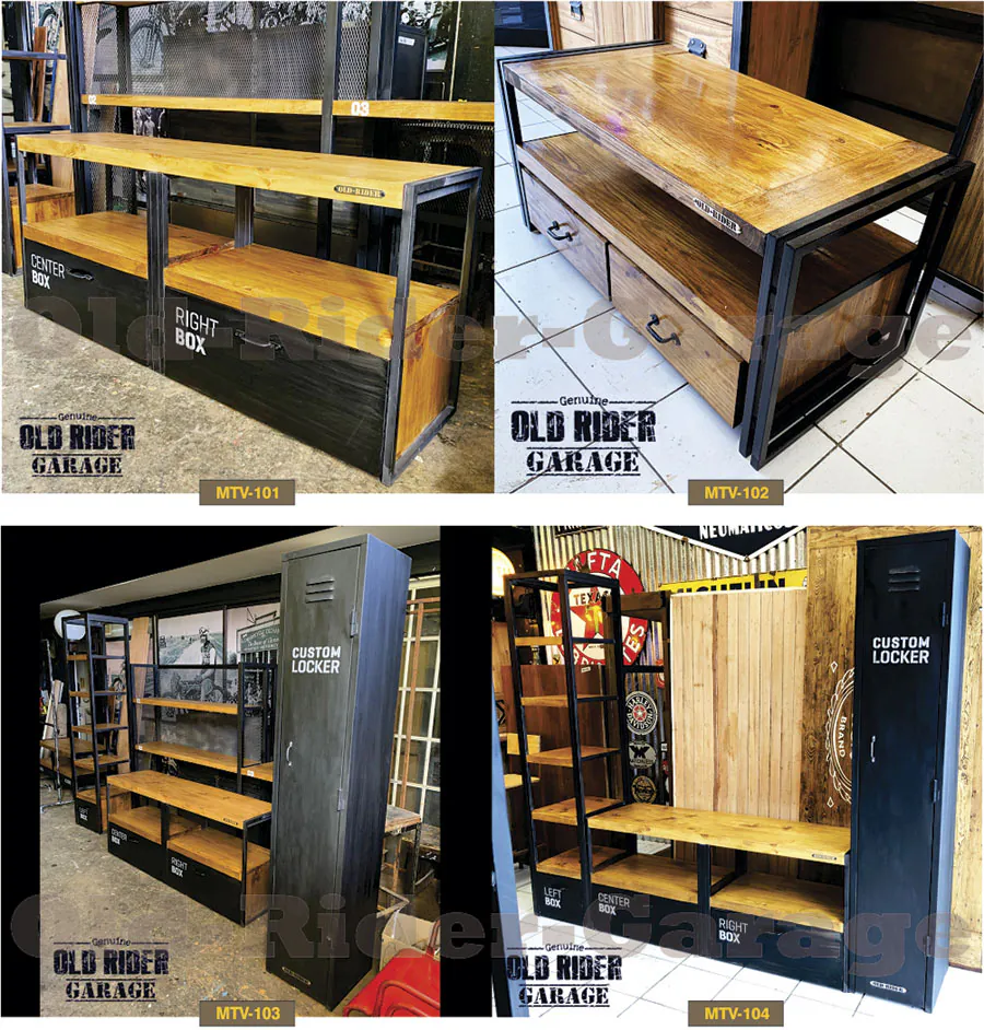 Muebles de TV Old Rider Garage 21