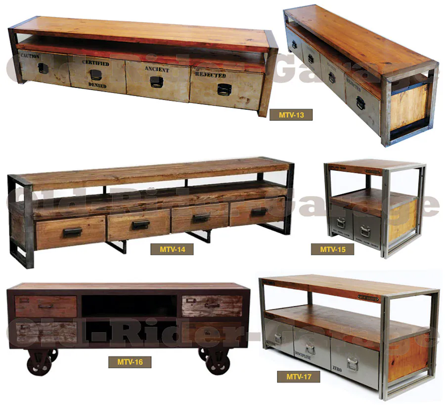 Muebles de TV Old Rider Garage 3