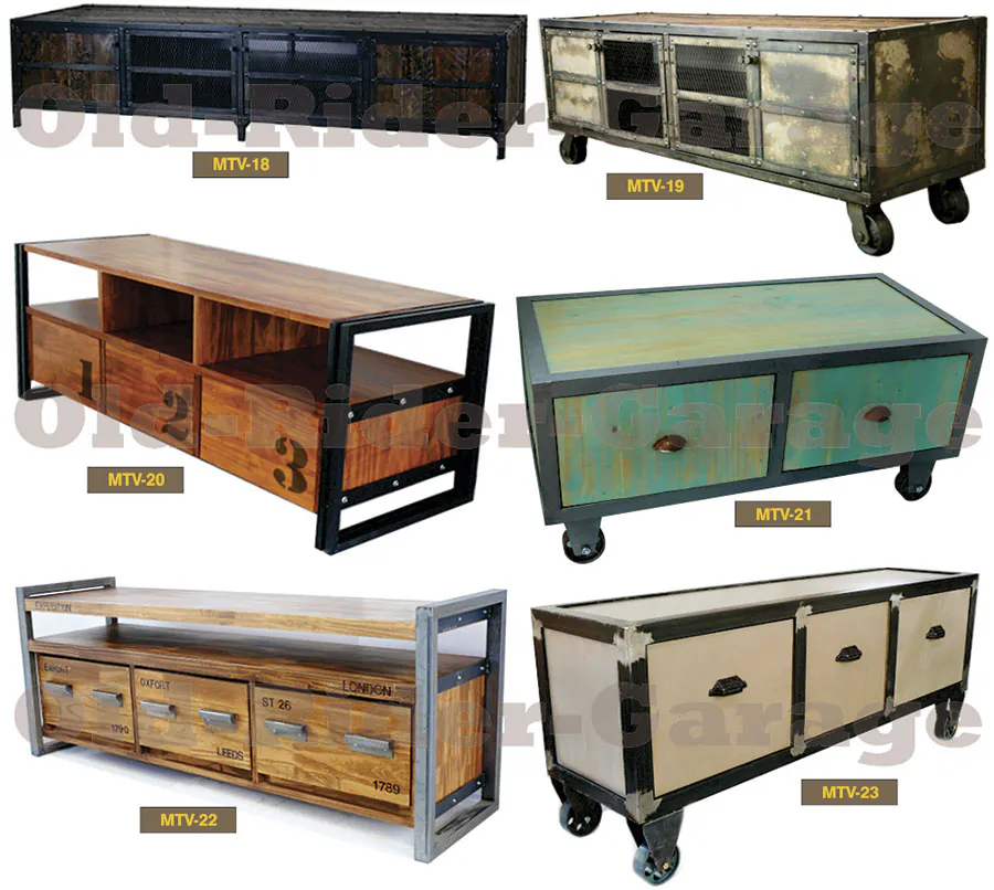 Muebles de TV Old Rider Garage 4