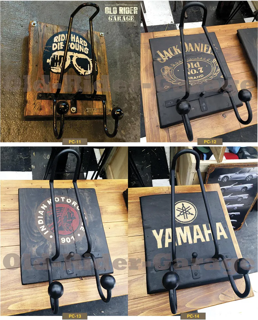 Porta Casco Old Rider Garage 3